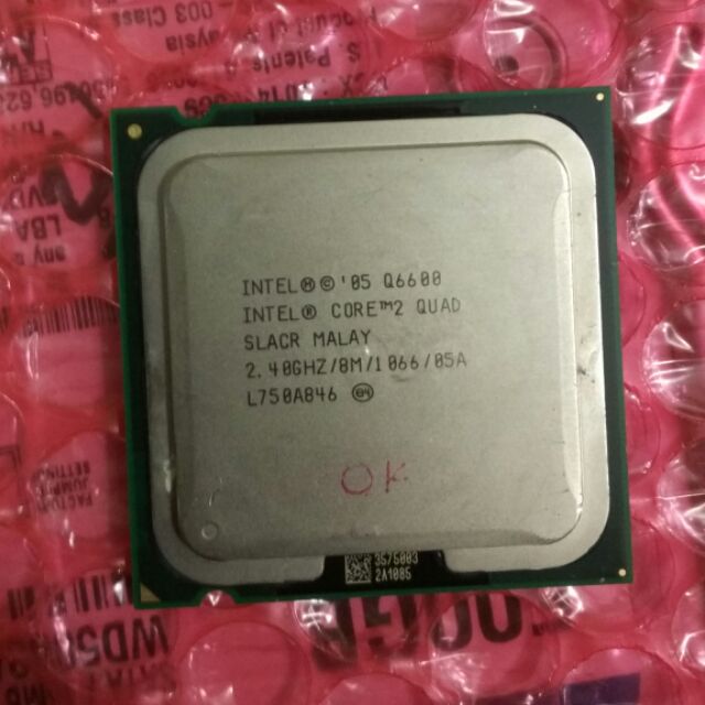 Cpu Core 2 Quad Q6600 ( 2.4Ghz, 8MB L2, Socket 775,1066MHz FSB)