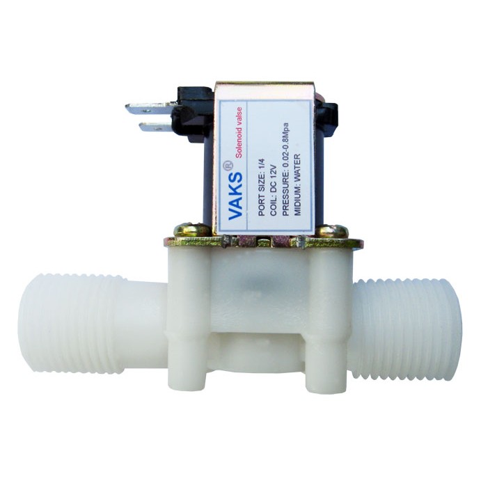 Van điện từ phi 21mm, dùng điện 12V DC, VAKS V12-21 N/C