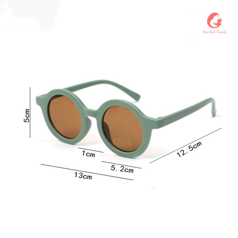 Kính mát cho bé trai, bé gái chống tia UV bảo vệ mắt bé 1-6 tuổi