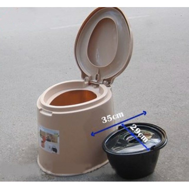 Bô Vệ Sinh Cho Người Già, Toilet Di Động Nhựa Cao Cấp