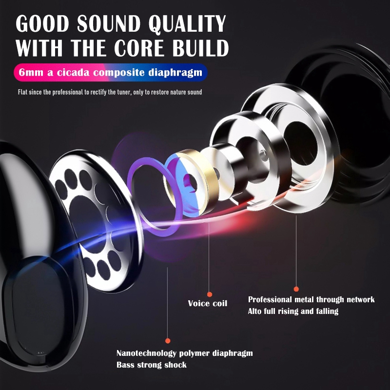 Mini TWS SABBAT X12 pro real wireless in-ear Bluetooth 5.0 earphones stereo sports headphones [EXO1]