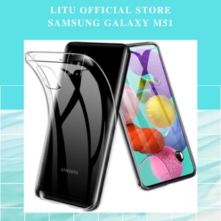Ốp Samsung Galaxy M51- Ốp Lưng Silicon Samsung Dẻo Trong Suốt