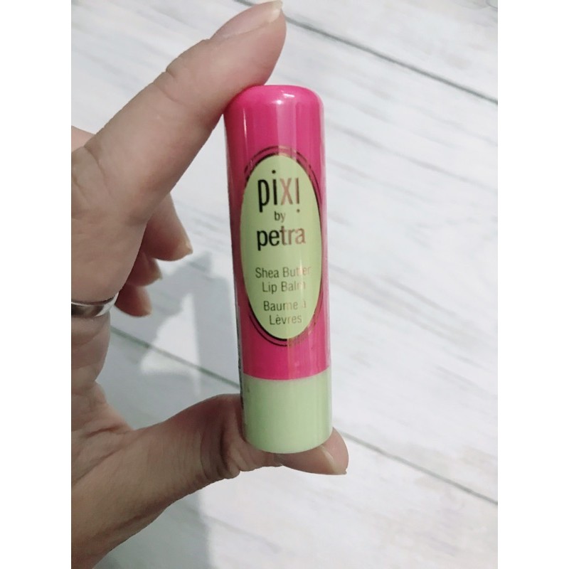 Son dưỡng có màu cho môi và má Pixị by Petra Shea Butter Lip Balm - màu Pixi Pink