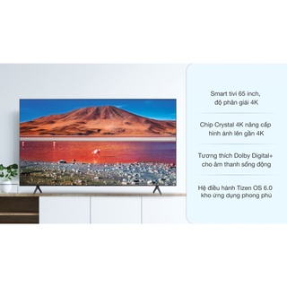 Tivi Samsung 4K 65 inch UA65AU7700