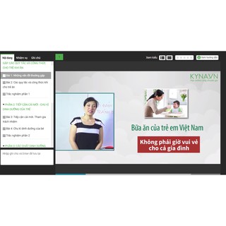 [Voucher - Khóa học Online] Cho con ăn đúng cách tại Kynaforkids.vn [Toàn Quốc]