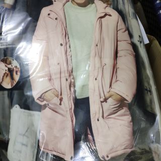 Áo parka nữ hồng