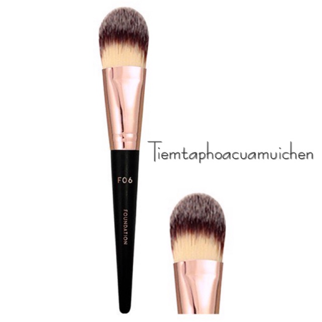 Cọ Tán Nền Đầu Dẹp Bản Nhỏ Vacosi Foundation Brush F06