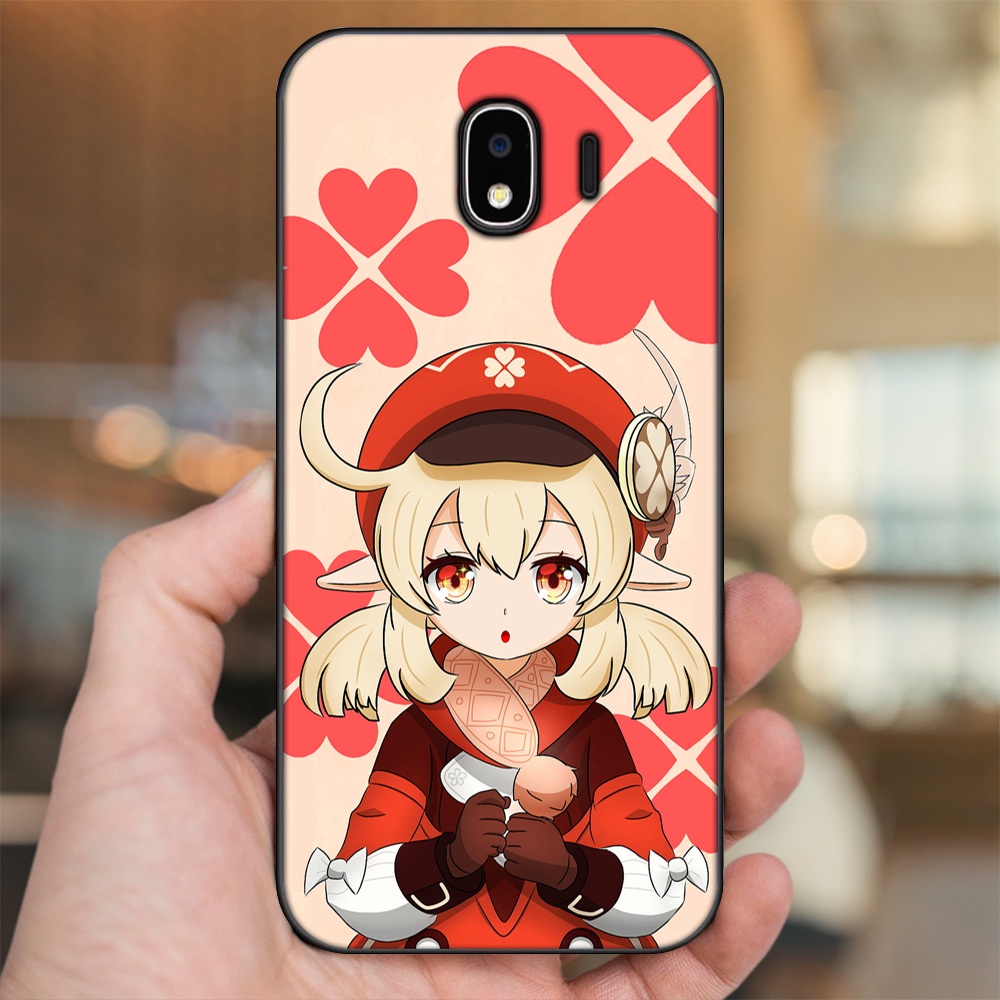 Ốp lưng Samsung J4 viền đen in hình Klee Genshin Impact