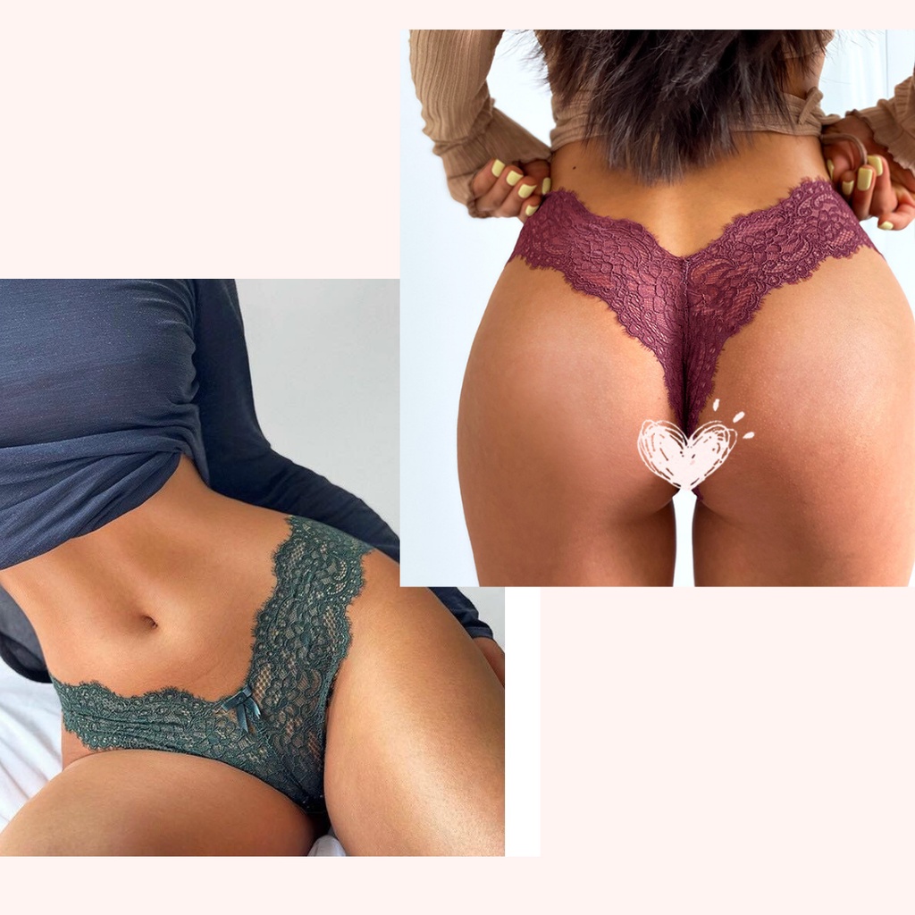 Quần lót lọt khe nữ chữ Y, Quần Ren lọt khe Sexy QL19 [95's House]
