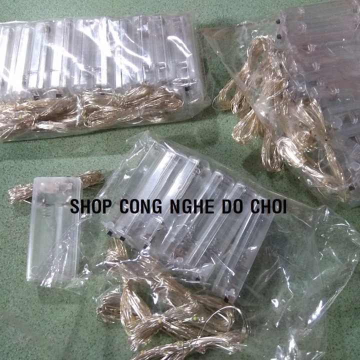 Dây đèn trang trí không nháy dùng pin dài 3m  - không kèm pin