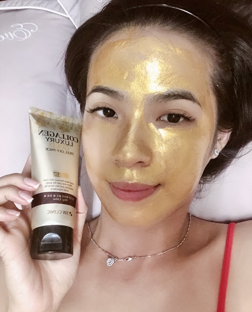 [ Authentic ] MẶT NẠ VÀNG COLLAGEN LUXURY GOLD PEEL OFF PACK 3W CLINIC