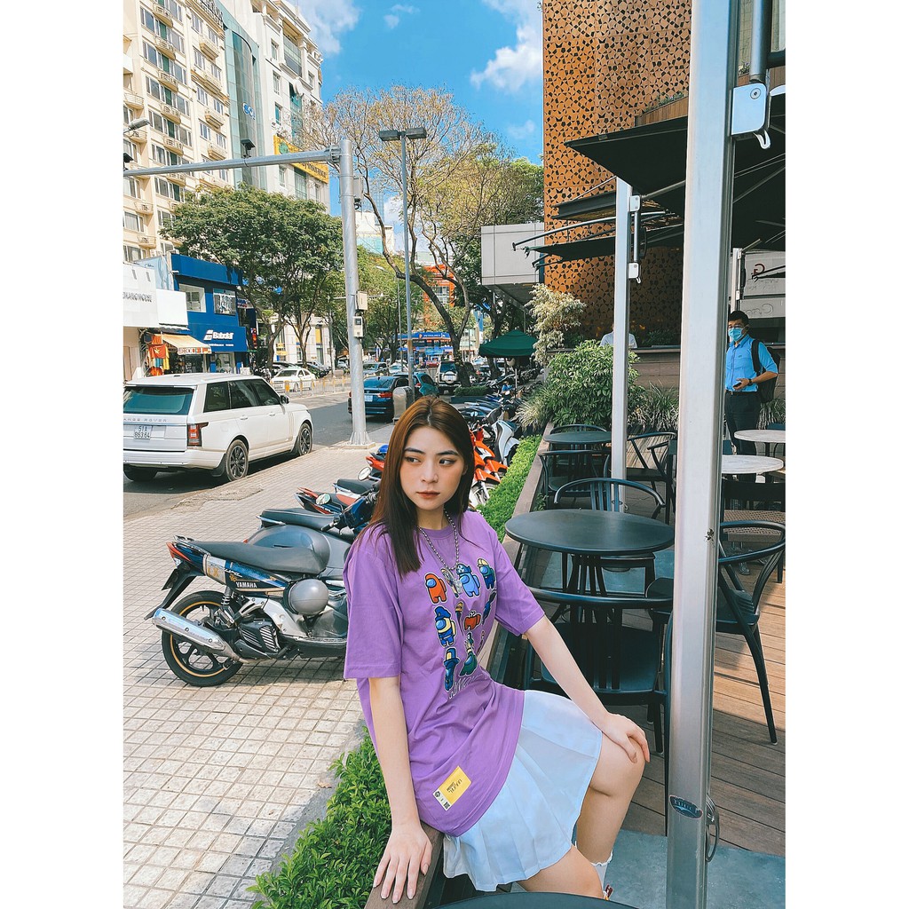 Áo Thun Form Rộng Among Us Mini SGES Unisex | BigBuy360 - bigbuy360.vn