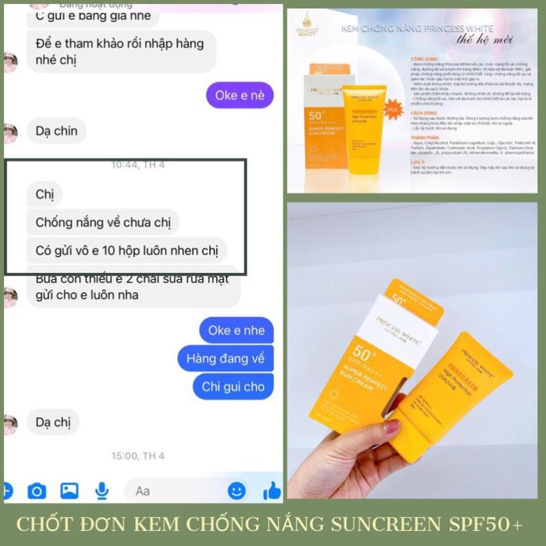 Kem Chống Nắng SUNSCREEN Princesswhite
