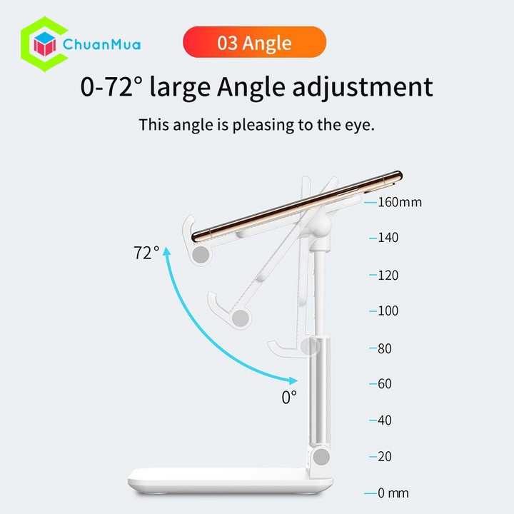 Giá Đỡ Để Điện Thoại 360, Khung Gấp Gọn, Góc Xoay Linh Hoạt, Hỗ Trợ Làm Việc Học Tập Online (Đa năng, Siêu rẻ,...)