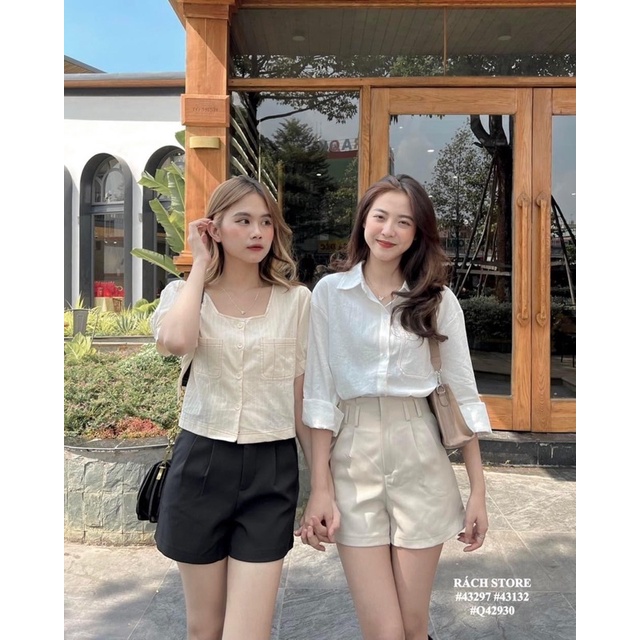[RÁCH STORE] Quần short vải 682 chiết 2li túi sát