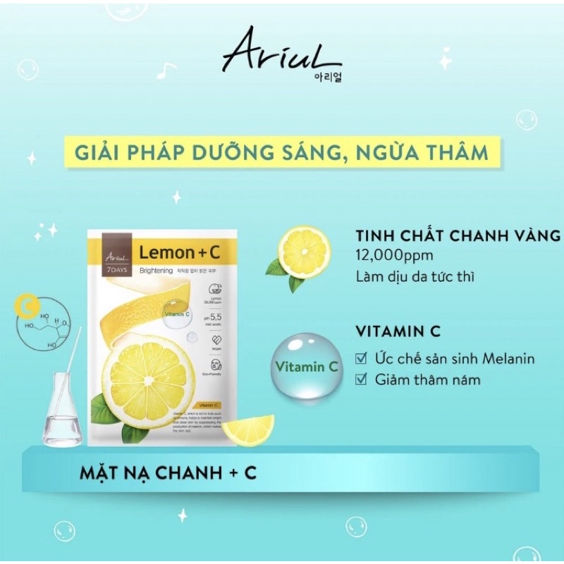 Mặt Nạ ARIUL 7 DAYS Mask 23ml