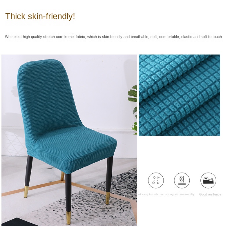 Vỏ Bọc Ghế Ngồi Bàn Ăn Màu Trơn Co Giãn Độc Đáo Trang Trí Nhà Cửa
