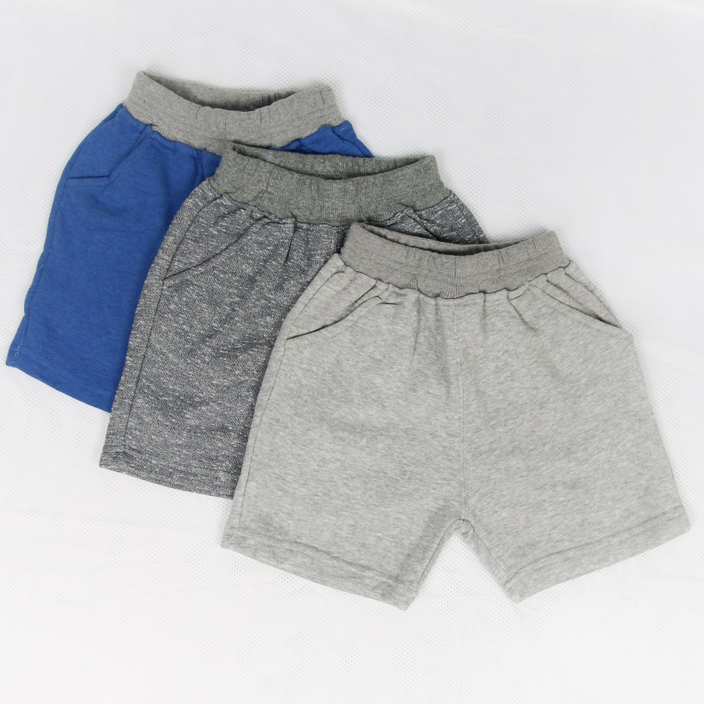 Quần Short Thun Cotton Bé Trai Co Dãn 3 Chiều - Size 8-26kg- Từ 1 đến 12 tuổi - Đổi trả trong 3 ngày - Dâu Táo