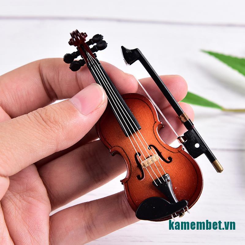 Đàn Violin Mini Chất Liệu Gỗ Kèm Hộp Đựng