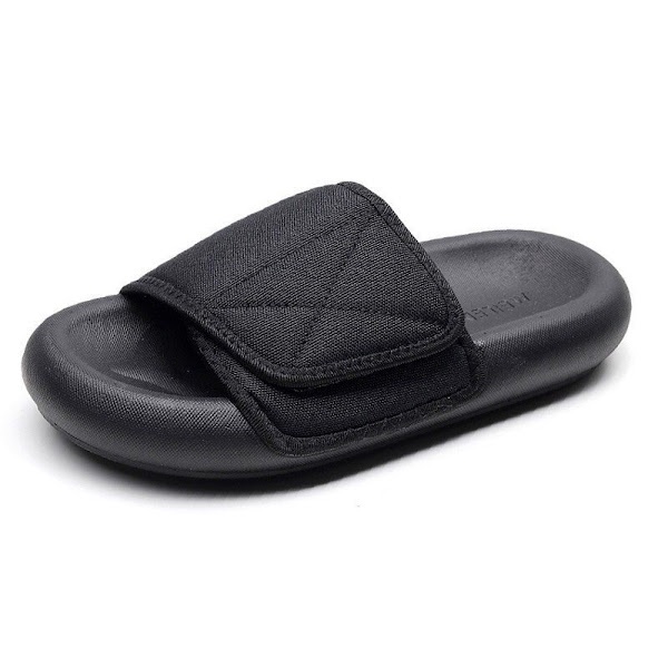 Dép nam nữ quai dán đế bánh mì cực êm chân, chống nước hot 2022