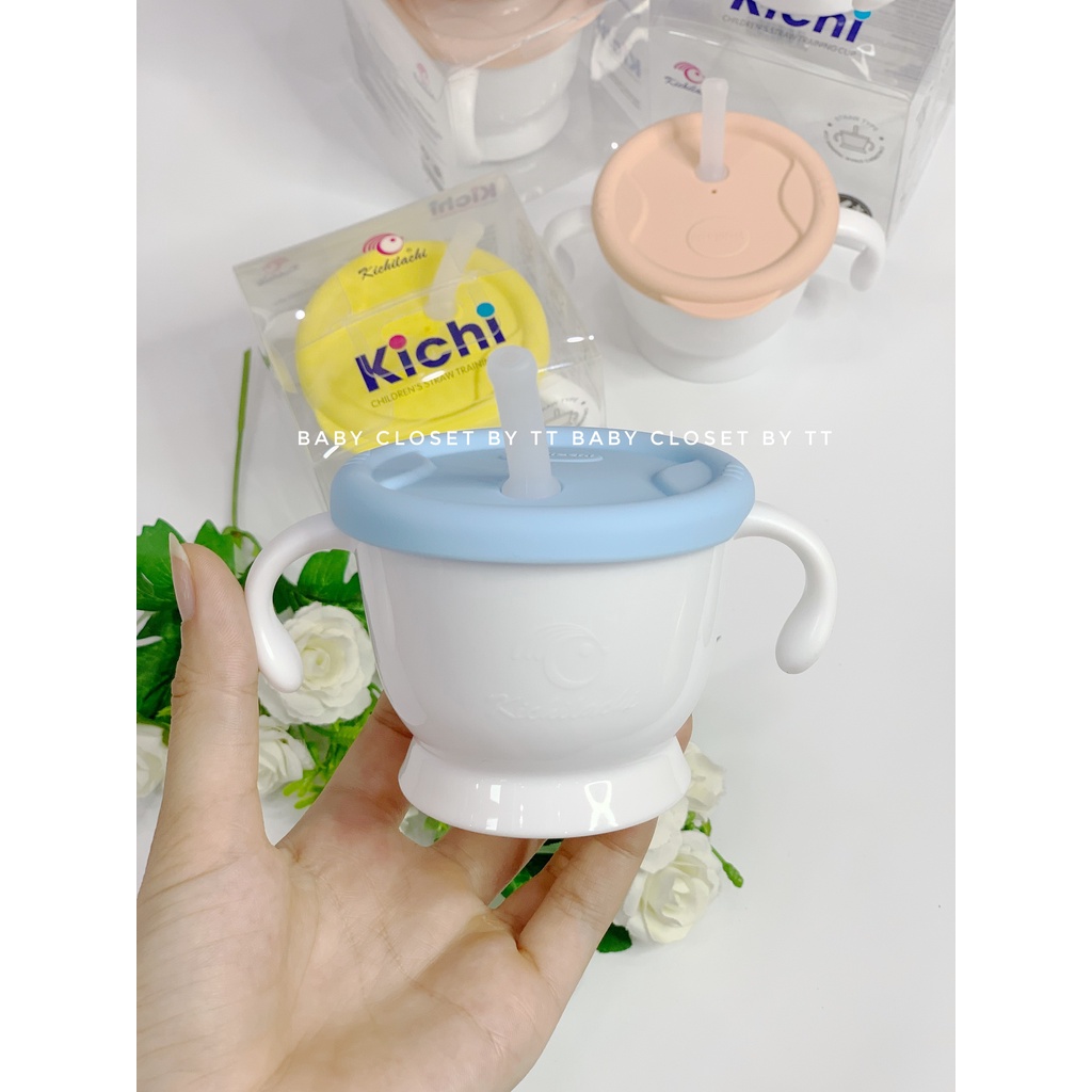 [RẺ VÔ ĐỊCH] Cốc tập uống nước 3 giai đoạn tiện lợi cho bé Kichi