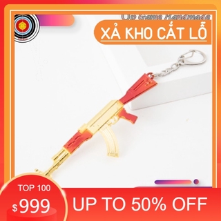 Móc Khóa Pubg AKM gold - Màu vàng kim đỏ siêu đẹp dài 12cm