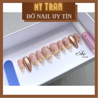 Giấy bạc làm nails - móng tay