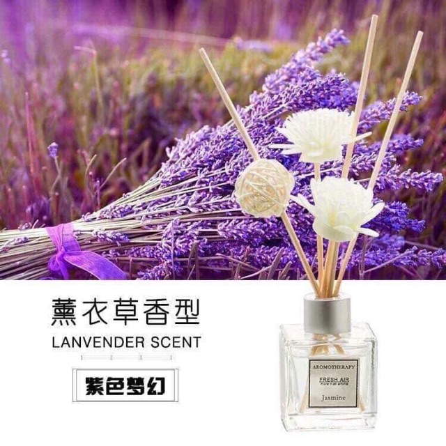 Nước hoa thơm phòng và trang trí ( mẫu bình vuông trắng)