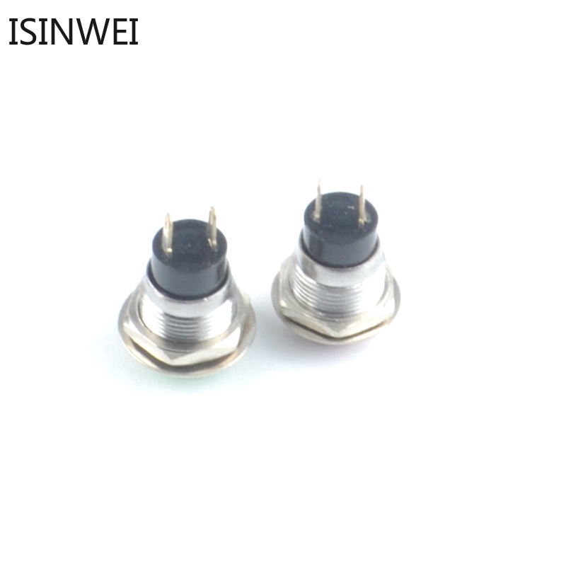 Set 5 công tắc nút ấn tạm thời 12 mm 2pin DS-318 chất lượng cao