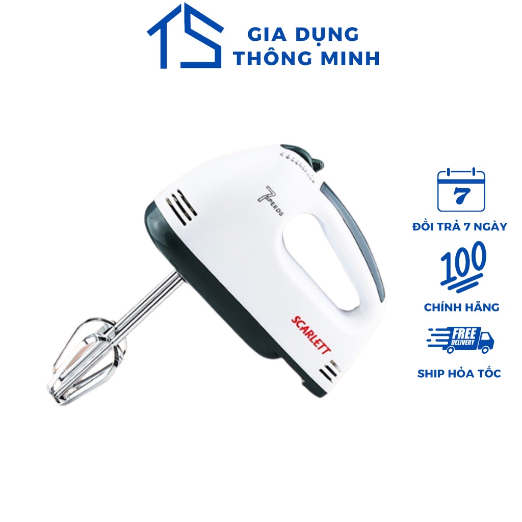 Máy Đánh Trứng Cầm Tay 7 Tốc Độ 180W Loại Cao Cấp 2021 - SCARLETT