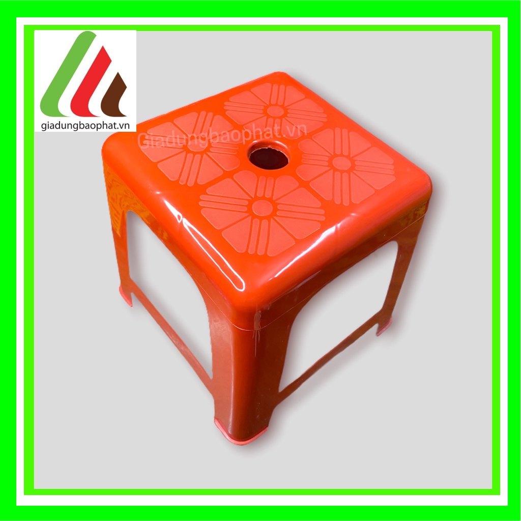 Ghế đẩu nhựa thấp chất lượng dày dặn chắc chắn ghế học sinh ngồi vỉa hè dã ngoại