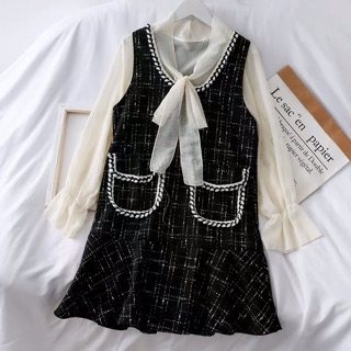 ❤️[CLIP+HÌNH THẬT] set váy  dạ rời đuôi cá ❤️
