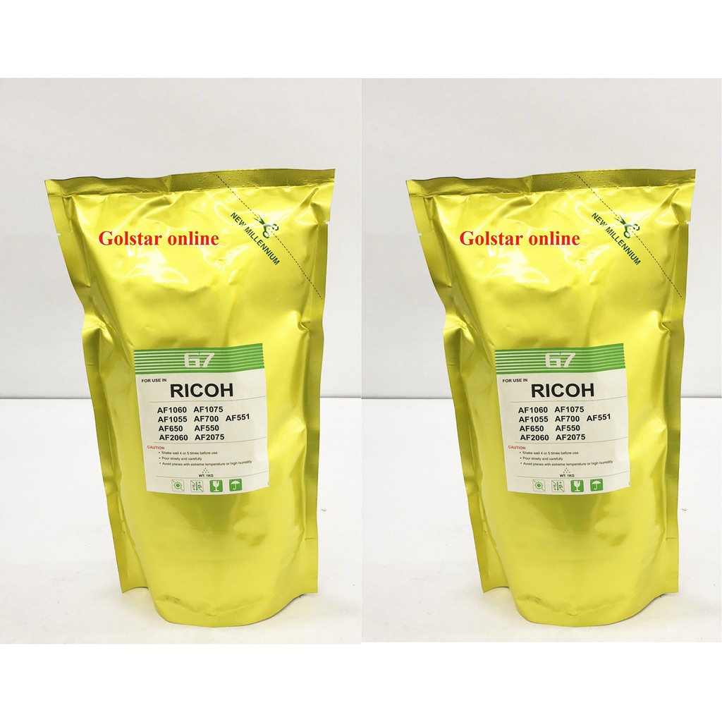 Combo 2 gói mực photocopy Ricoh/Toshiba G7 Vàng