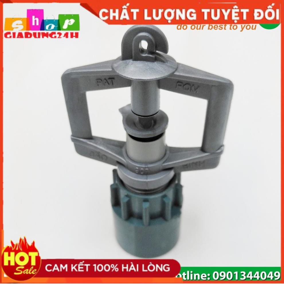 Bộ 10 béc tưới phun mưa xoay 360 kèm nối ống pvc21 BB-907N