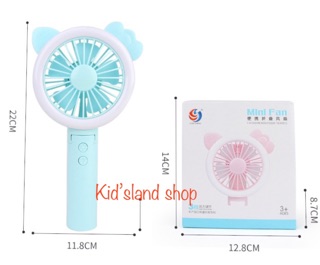 QUẠT MINI TÍCH ĐIỆN CẦM TAY
