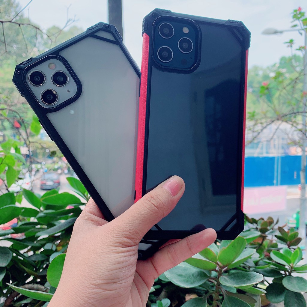 Ốp lưng IPAKY cho iPhone 11/ 11 Pro/ 11 Pro Max/ 12/ 12 Pro/ 12 Pro Max - Mặt lưng trong, Chống sốc