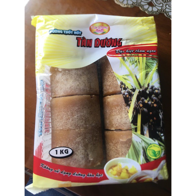 COMBO 3kg ĐƯỜNG THỐT NỐT TÂN DƯƠNG - gói 1kg