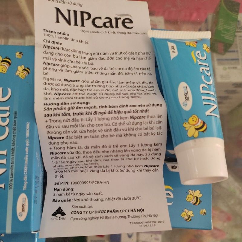 Kem dưỡng ẩm NIPcare 15gam