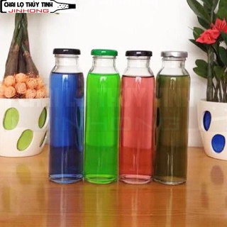 CHAI THỦY TINH TRÒN 350ML NẮP THIẾT