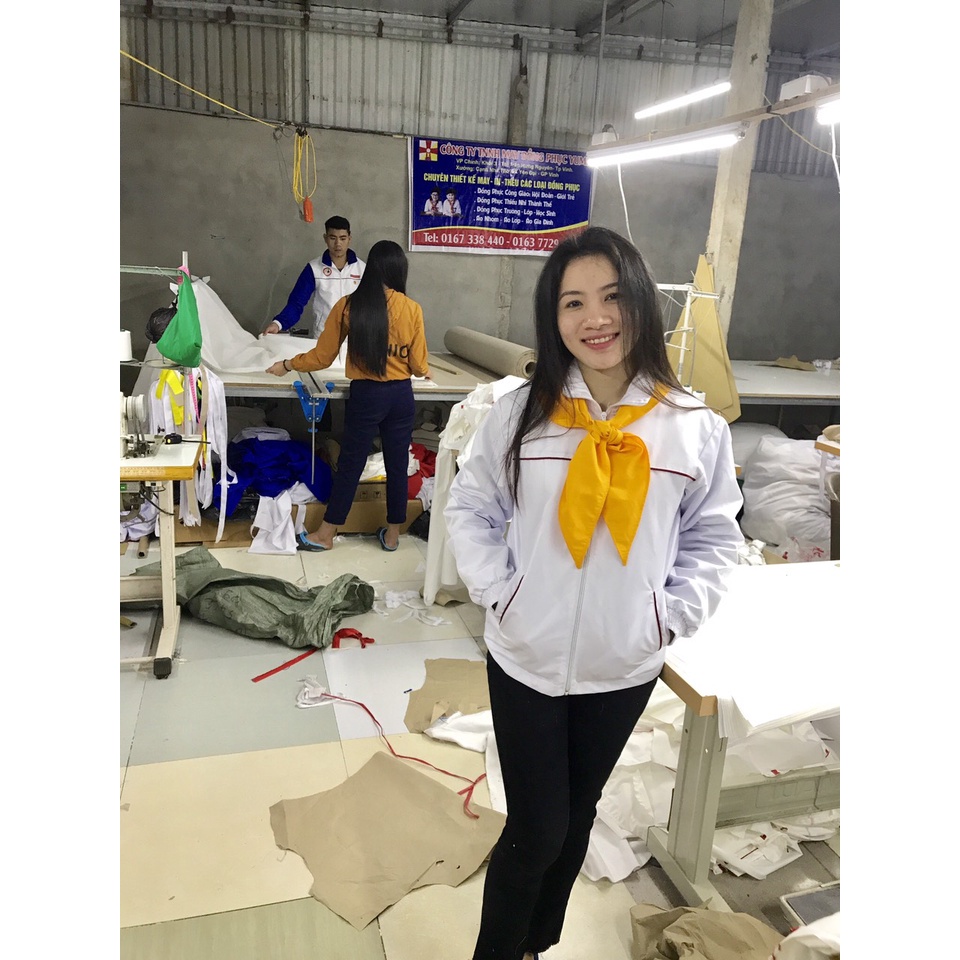 Áo ấm- áo khoác đồng phục học sinh công giáo, thiếu nhi thánh thể, tntt