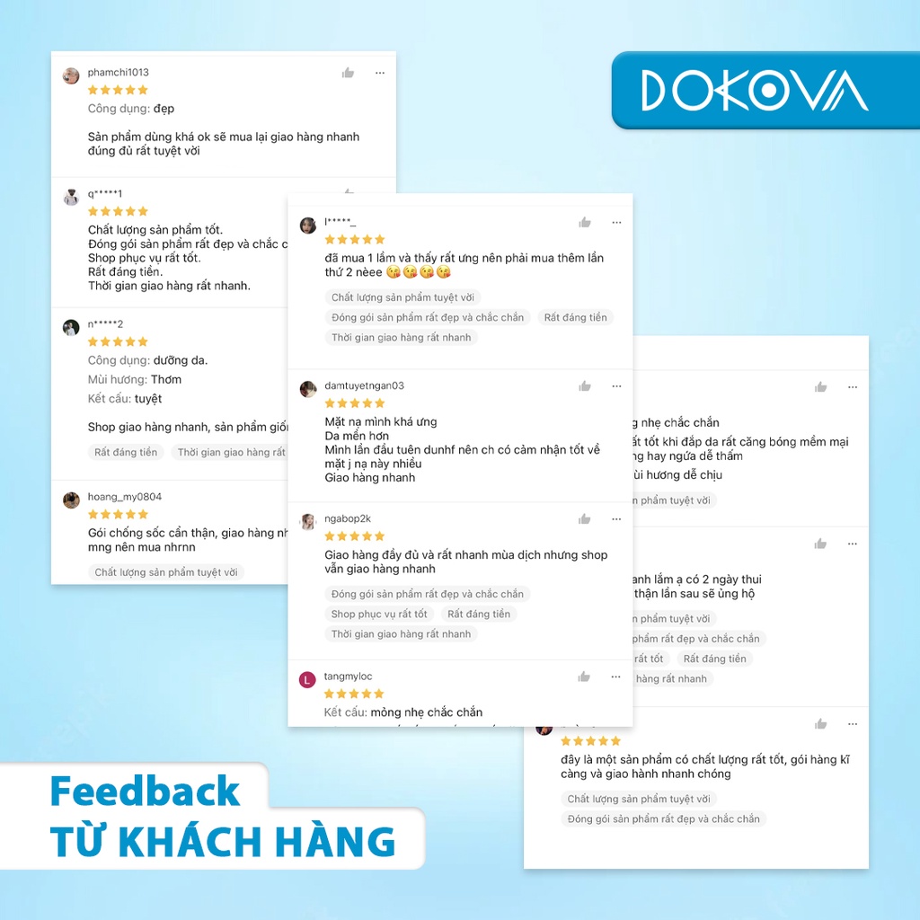 Mặt nạ cấp ẩm và dưỡng trắng cho da Hàn Quốc - DOKOVA TREATMENT BRIGHTENING MASK