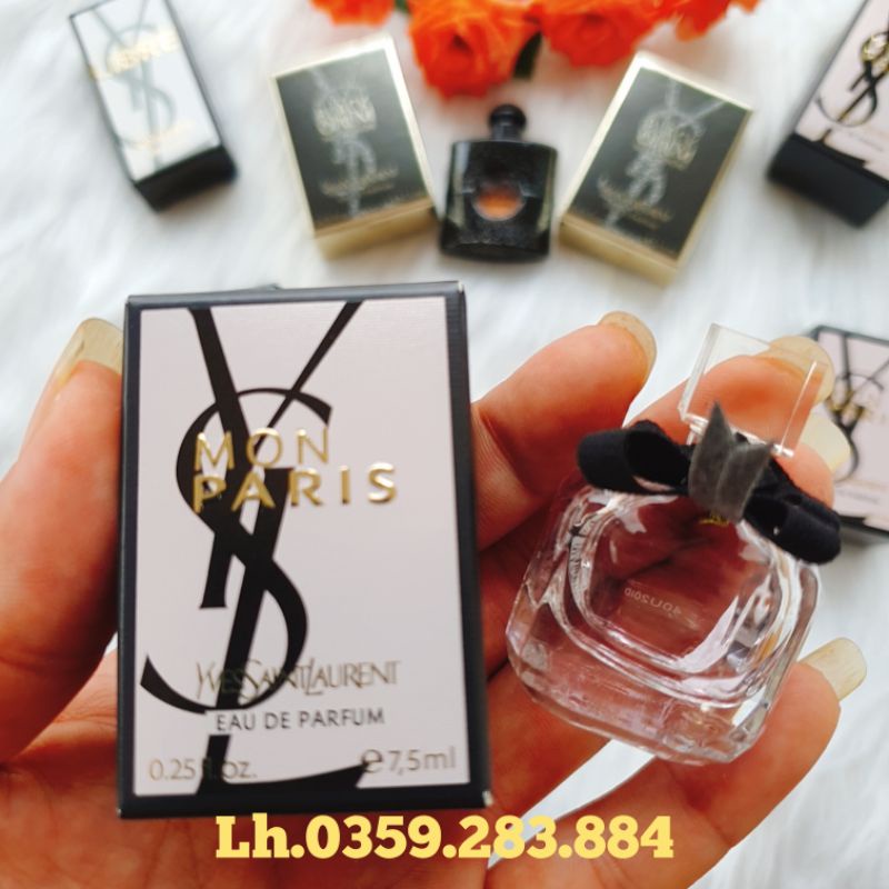 Nước hoa nữ ysl Mon Paris Eau De Parfum mini 7.5ml