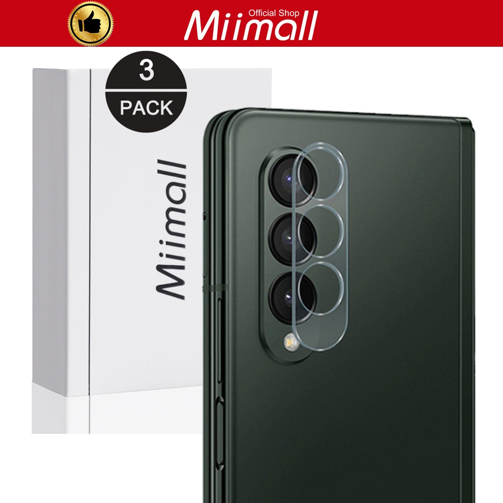 Miimall Samsung Galaxy Z Fold 3 Miếng Dán Bảo Vệ Ống Kính,HD Trong Suốt Siêu Mỏng Chống Nổ Chống Xước Lens Protective Film cho Điện Thoại Galaxy Z Fold 3