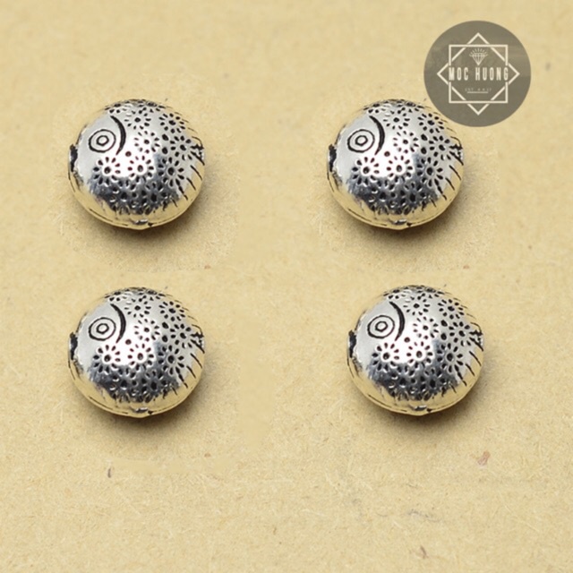 SỈ SIÊU RẺ  Charm bạc cá tròn hàng đẹp - Bạc xịn loại 1, PH035