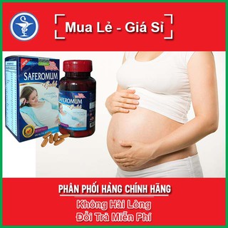 Viên Uống SAFEROMUM GOLD - Giúp Mẹ Bầu Khỏe Mạnh, Khỏi Lo Ốm Nghén