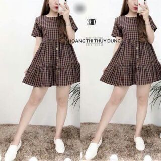 Đầm ka ro baby dol
