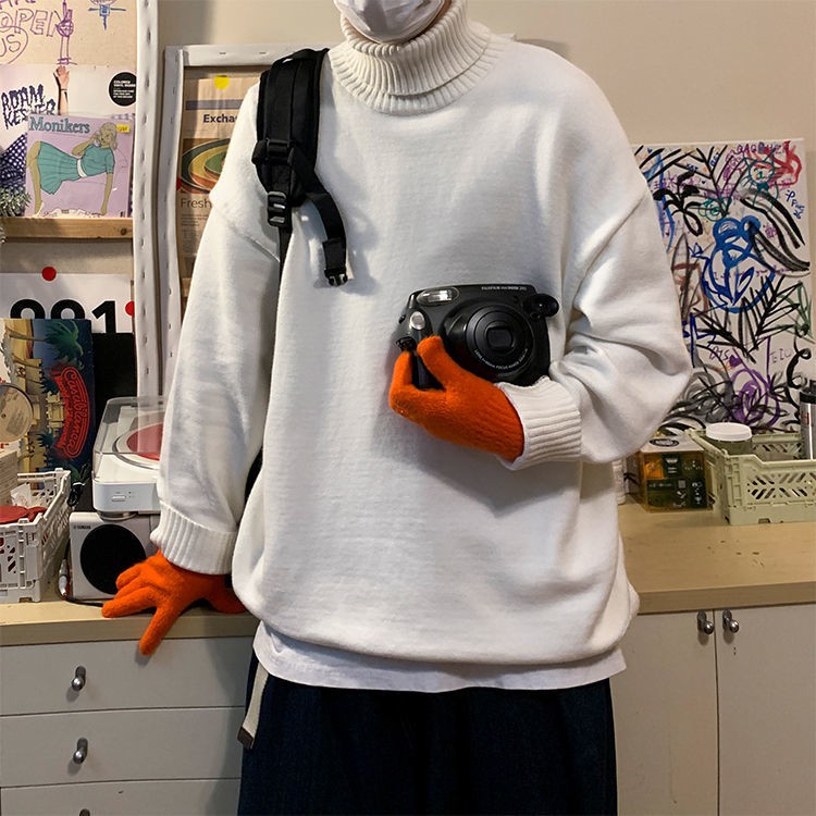 Áo thiết kế cổ lọ thời trang trẻ trung cho nam | BigBuy360 - bigbuy360.vn