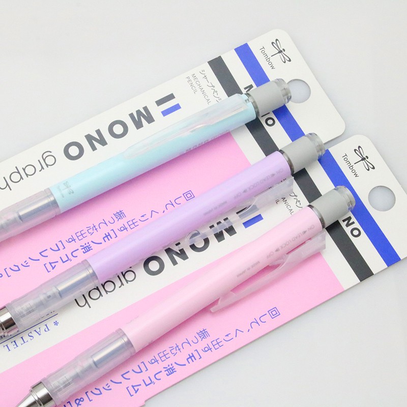 Bút chì bấm Tombow Mono Graph Shaker màu Pastel