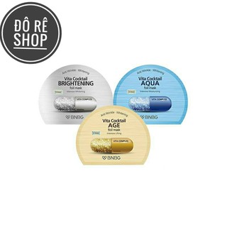 Mặt Nạ Dưỡng Da BNBG Vita Cocktail Foil Mask (30ml)