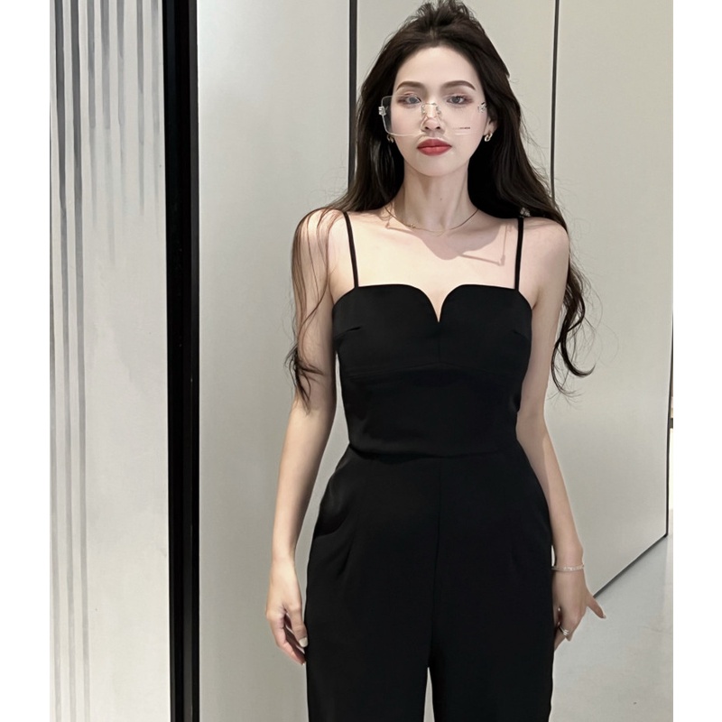 Jumpsuit Sát Nách Lưng Cao Thiết Kế Hợp Thời Trang Cho Phái Nữ